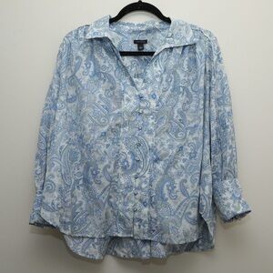 ANN TAYLOR FLOWY BLOUSE